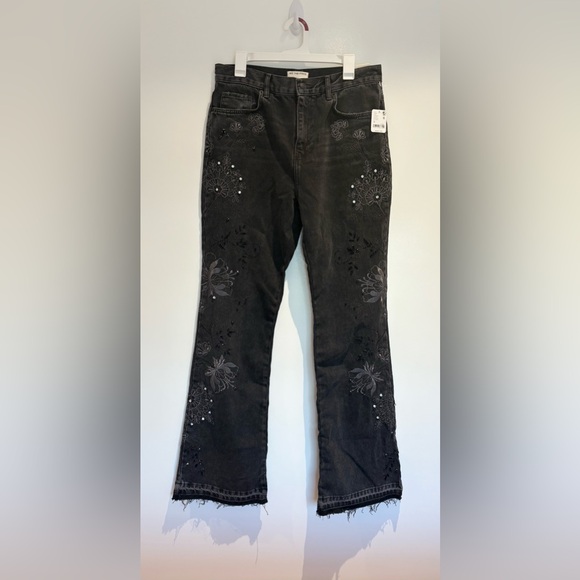 Free People We the Free IRIE EMBROIDERED
& STUDDED JEAN NWT , sz : 30 - Picture 5 of 16